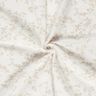 Musselina/ Tecido plissado duplo Gavinha folhas – branco sujo/natural,  thumbnail number 3
