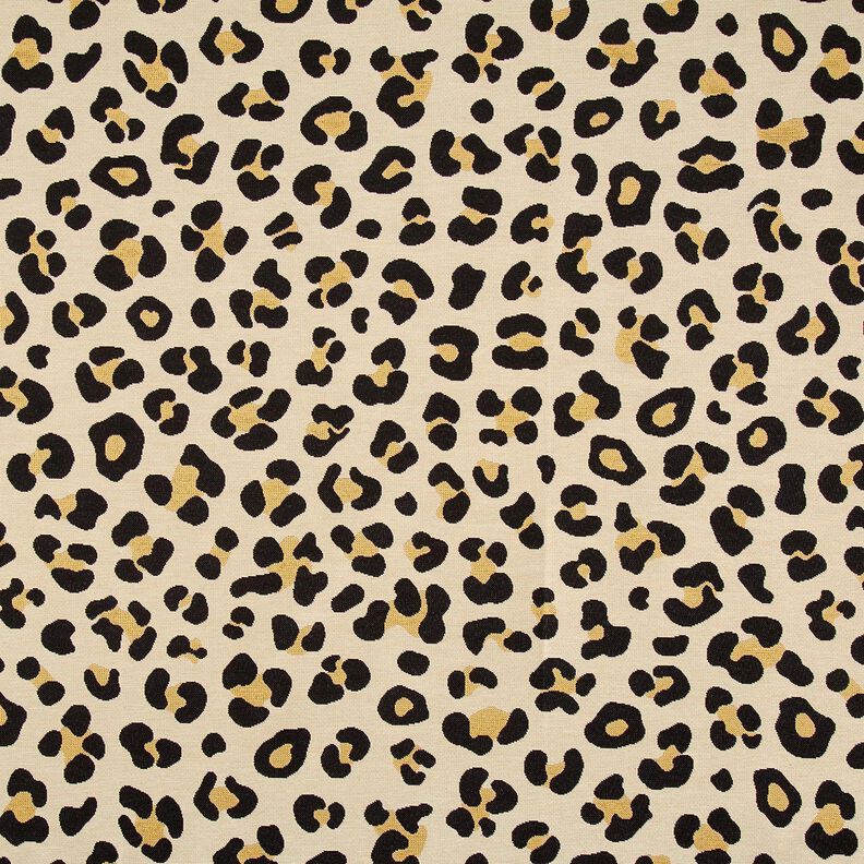 Tecido para decoração Gobelina Leopardo – bege claro/preto,  image number 1