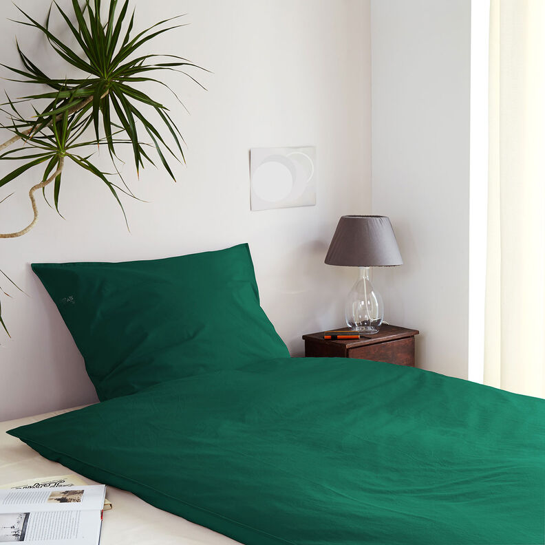 Tecido de algodão Cretone Liso – verde pinheiro,  image number 6