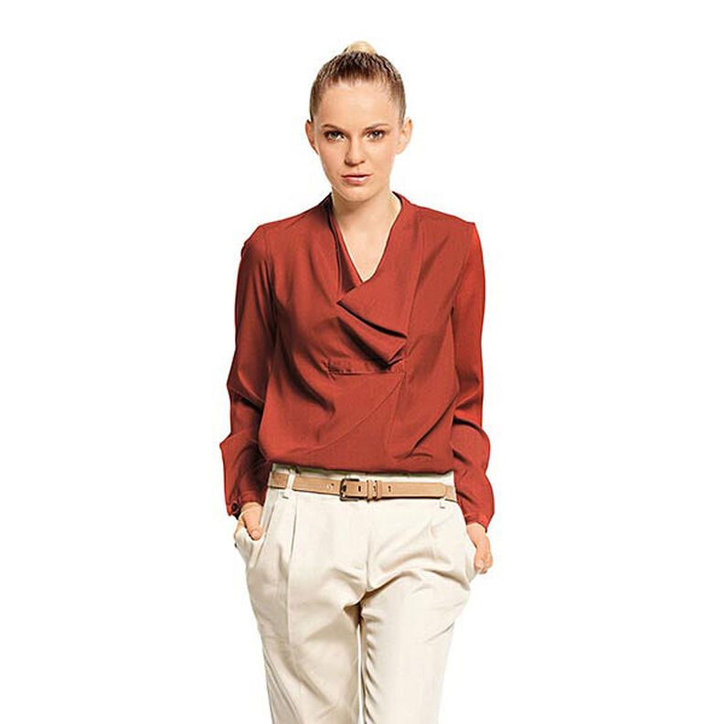 Tecidos de viscose – terracota,  image number 7