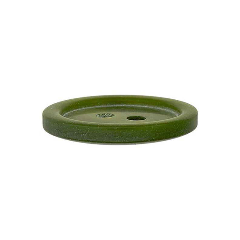 Botão de plástico 2 furos Basic - verde-azeitona,  image number 2