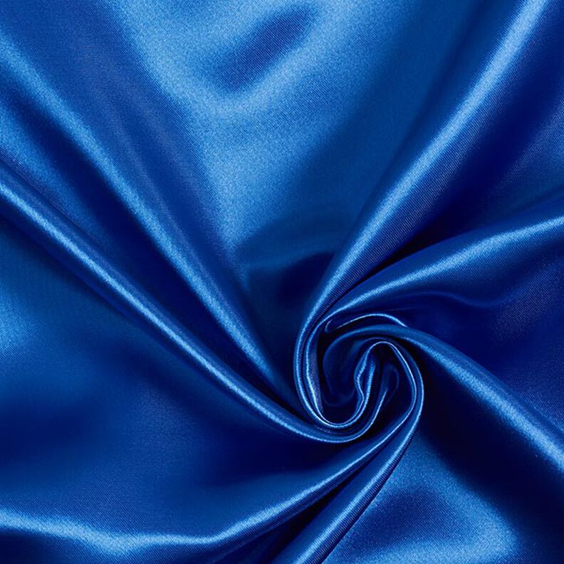 Cetim de poliéster – azul real,  image number 1