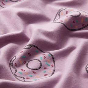Jersey de algodão Donut Brilho | by Poppy – púrpura média, 