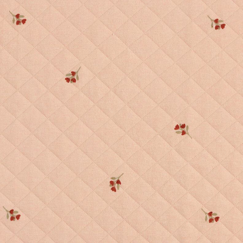 Dupla face Jersey Ramo de flores – rosé,  image number 1