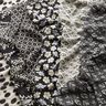 Chiffon Ornamentos florais – preto/branco,  thumbnail number 5
