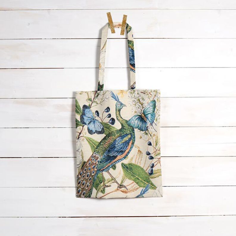 Tecido para decoração Gobelina Pavão – beige,  image number 6