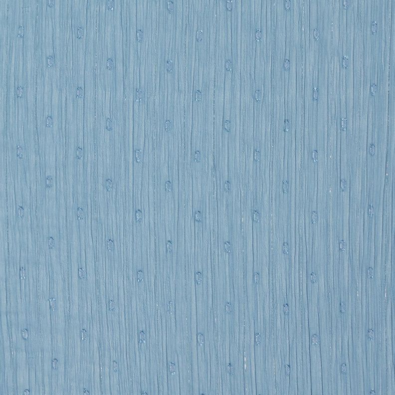 Chiffon Dobby Metálico Riscas de Giz – azul brilhante/prata metálica,  image number 1