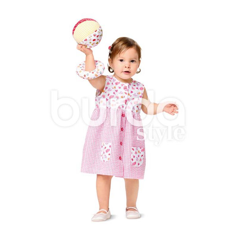 Vestido para bebé / Calças de bebé, Burda 9357,  image number 7