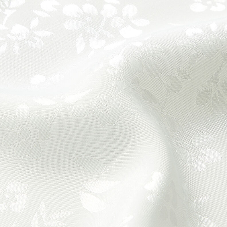 Tecido para forro Cetim Flores – branco,  image number 2
