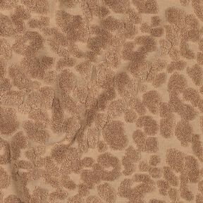 Tecido turco Stretch Leopardo  – castanho claro, 
