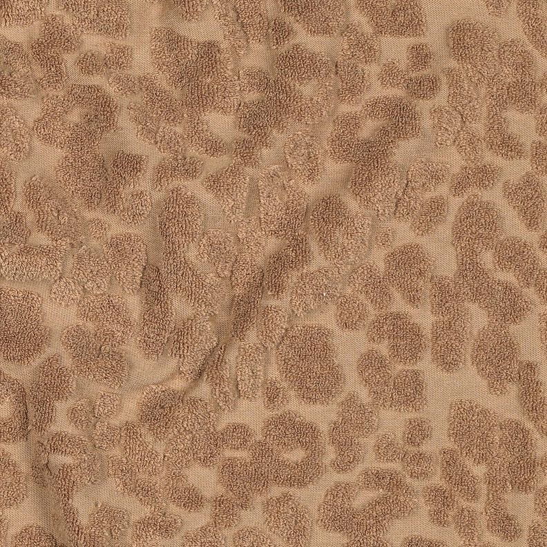 Tecido turco Stretch Leopardo  – castanho claro,  image number 2