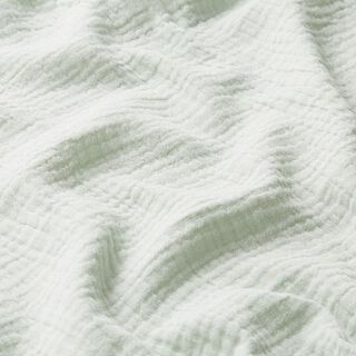GOTS Musselina/ Tecido plissado duplo | Tula – azul marinho, 
