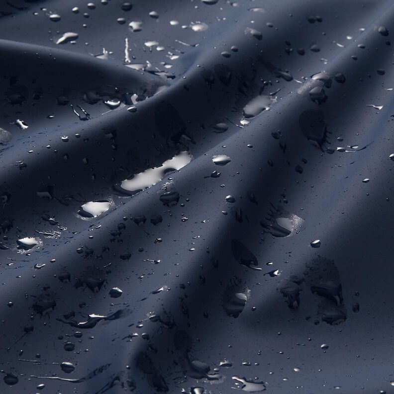 Tecido para impermeáveis liso – azul-marinho,  image number 3