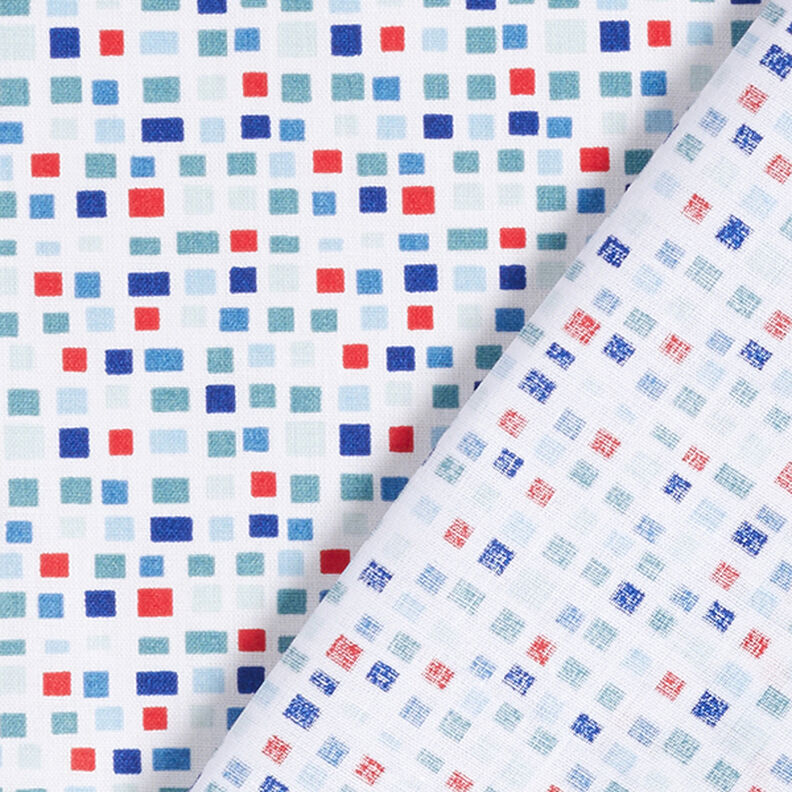 Tecido de algodão Cretone Xadrez – azul,  image number 4