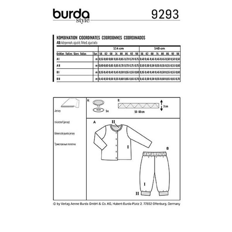 Kurtka, Burda 9293 | 56-98,  image number 12