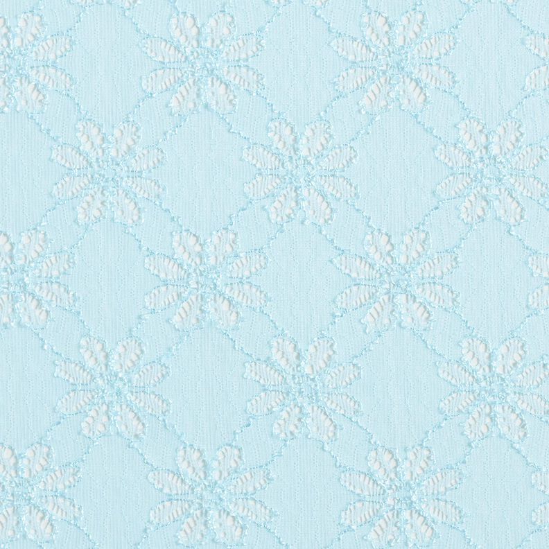 Renda Stretch Flores – azul-gelo,  image number 1