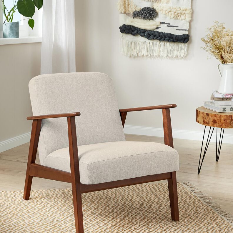 Tecido para estofos Tecido chenille – bege claro,  image number 5