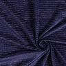 Tecido aveludado Nicki Riscas brilho – azul-marinho/prata metálica,  thumbnail number 3