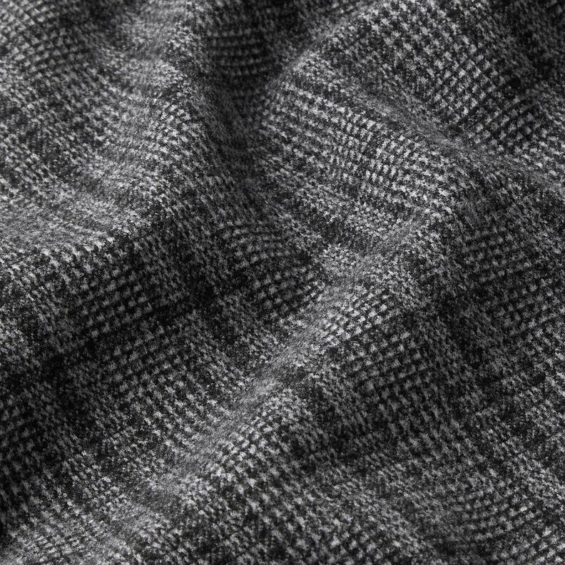 Malha para sobretudos Stretch Príncipe de Gales – cinzento claro/antracite,  image number 2