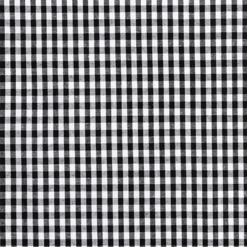 Tecido de algodão Xadrez Vichy 0,5 cm – preto/branco,  image number 1