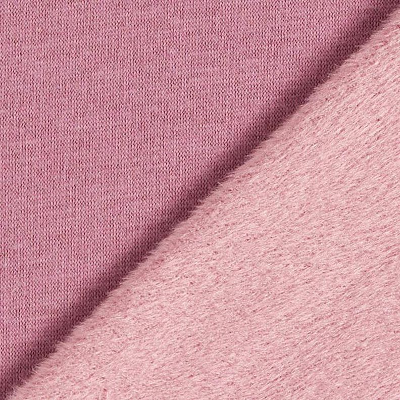 Tecido polar alpino Sweater aconchegante Liso – rosa embaçado,  image number 5