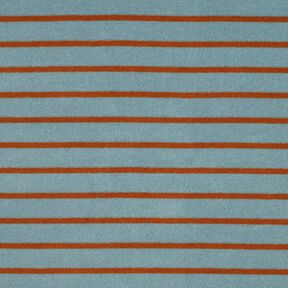 Tecido turco Jersey Riscas | Poppy Fabrics – azul-pomba/cobre, 