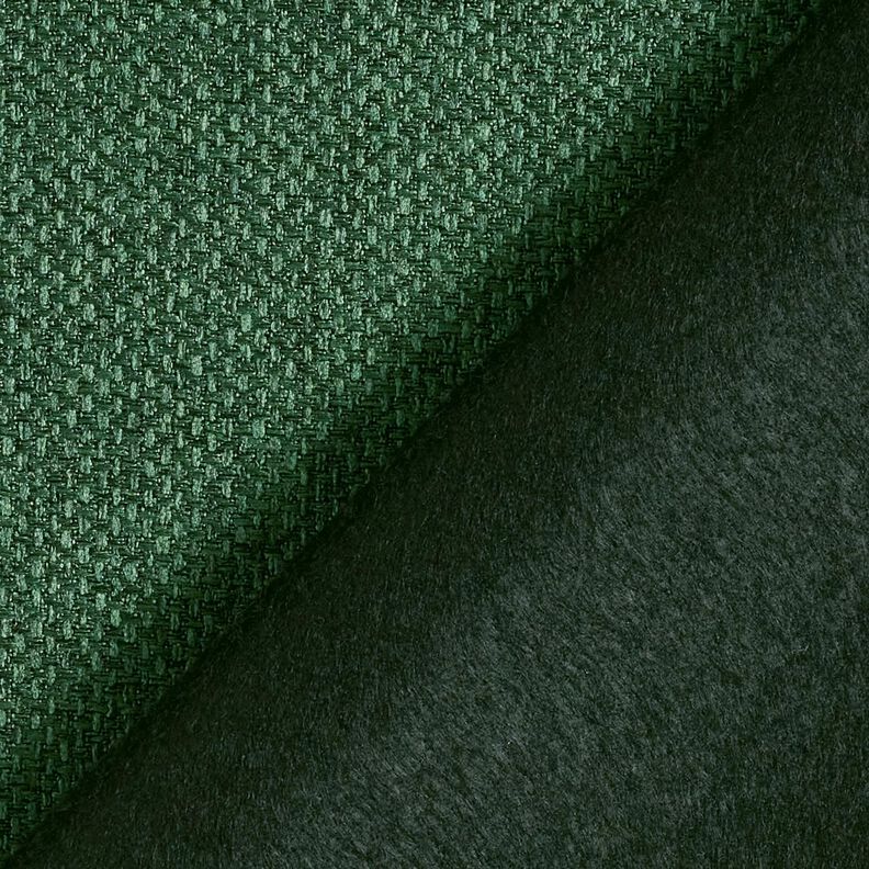 Tecido para estofos estrutura de relevo fino – verde escuro,  image number 3