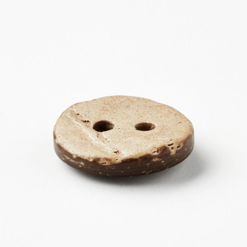 Botão de coco [Ø 13 mm] – bege/castanho escuro,  image number 2