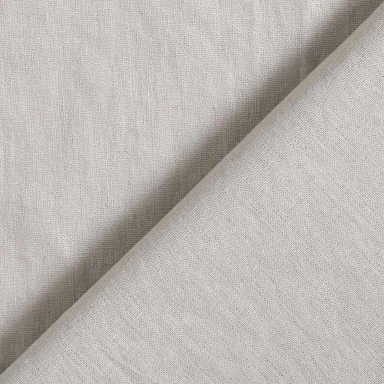 Mistura de linho e algodão, lavado – cinzento claro,  image number 3