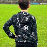 Jersey de algodão Bola de futebol Goals | Glitzerpüppi – preto/cinzento,  thumbnail number 3