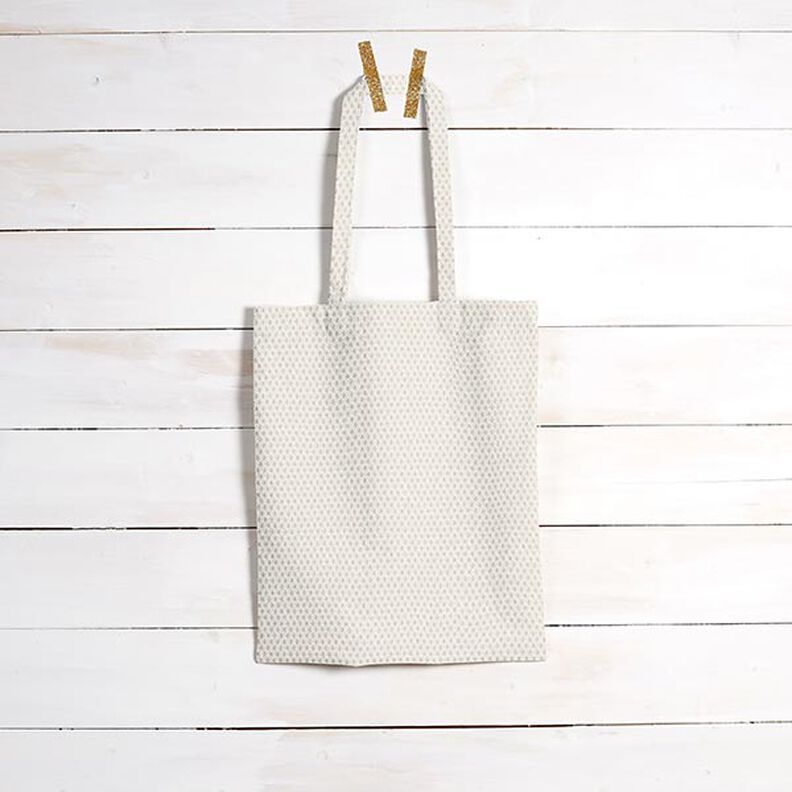 Tecido para decoração Jacquard Pequenos losangos – bege escuro,  image number 7