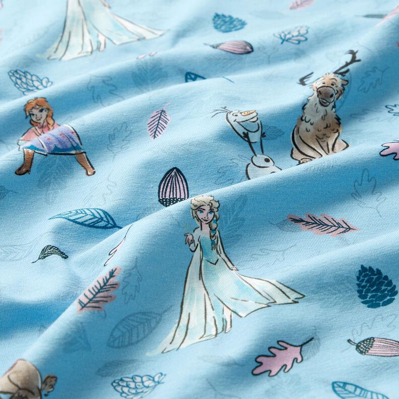 Jersey de algodão Rainha do Gelo na Floresta | Disney – azul claro,  image number 2