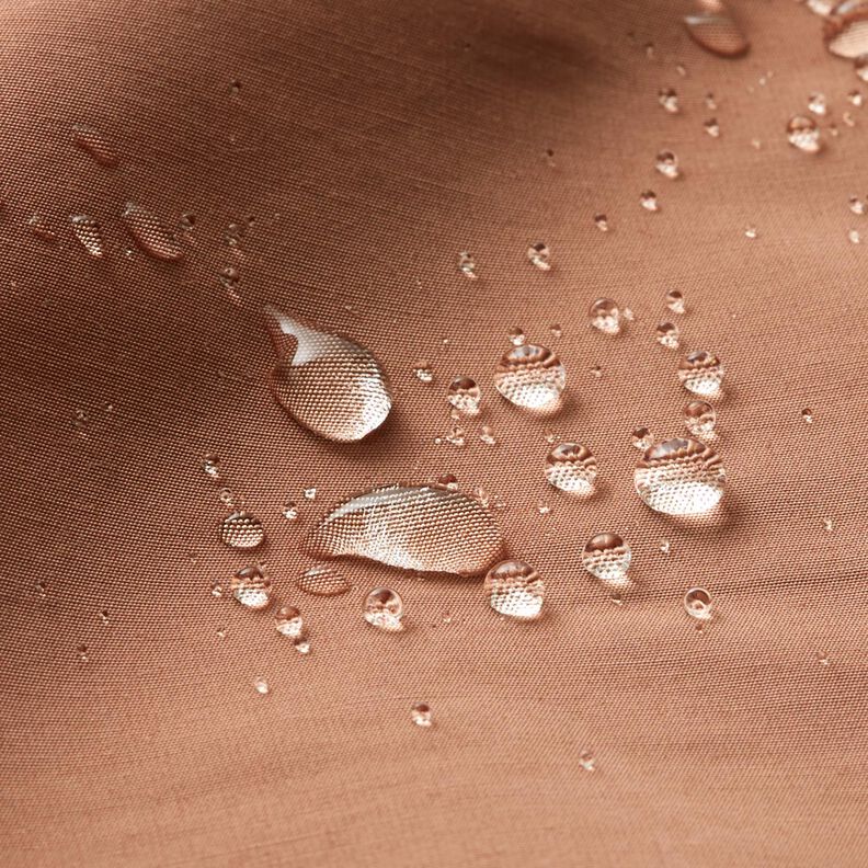 Tecido para impermeáveis Resistente à água Liso – cobre,  image number 4