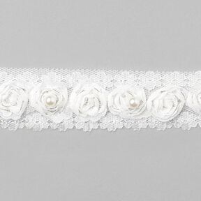 Borda de flores [30 mm] - branco, 