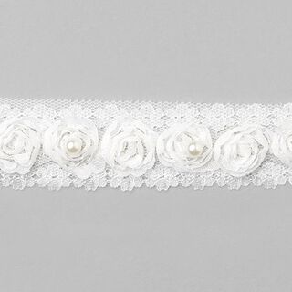 Borda de flores [30 mm] - branco, 