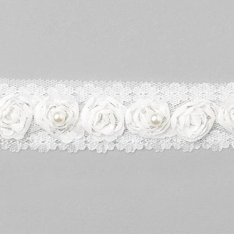 Borda de flores [30 mm] - branco,  image number 1