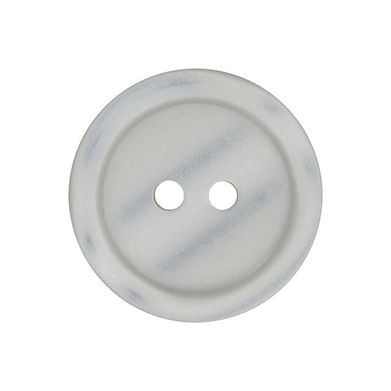 Botão de plástico 2 furos Basic - cinzento-claro,  image number 1