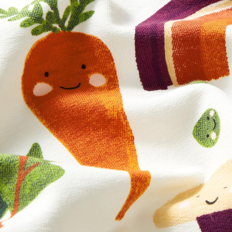 French Terry Sweat de ver&atilde;o Vegetais felizes &ndash; marfim,  image number 2