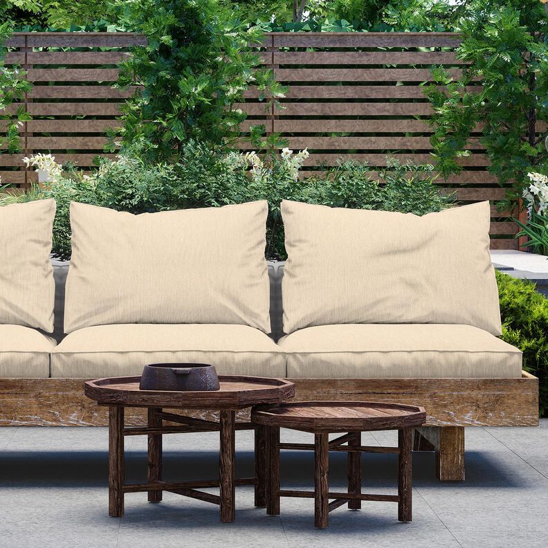 Tecido para exteriores Acrisol Liso – cor de areia,  image number 4