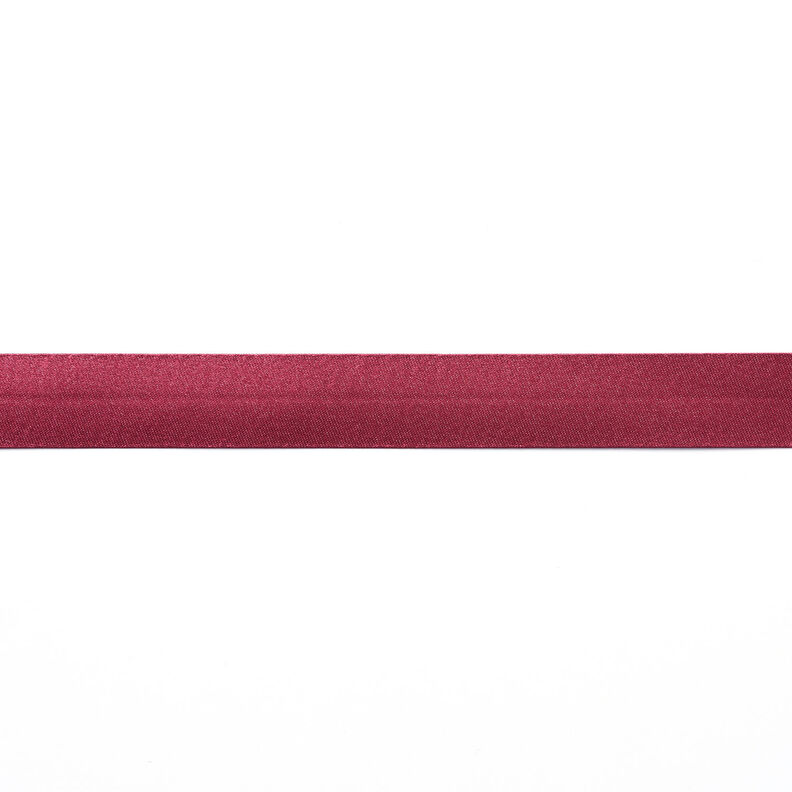 Fita de viés Cetim [20 mm] – bordô,  image number 1
