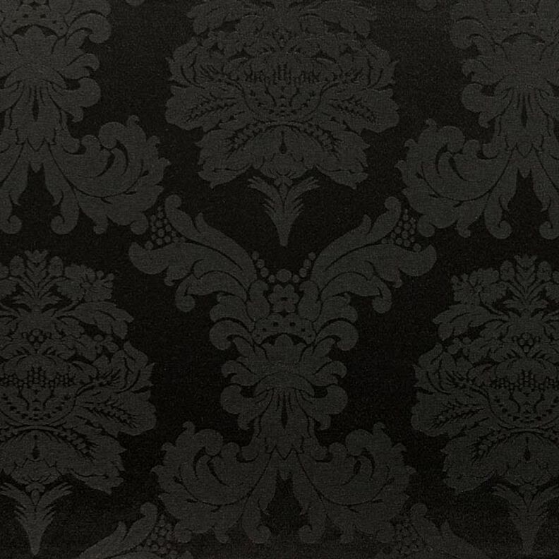 Tecido para decoração Jacquard Damasco 280 cm – preto,  image number 1