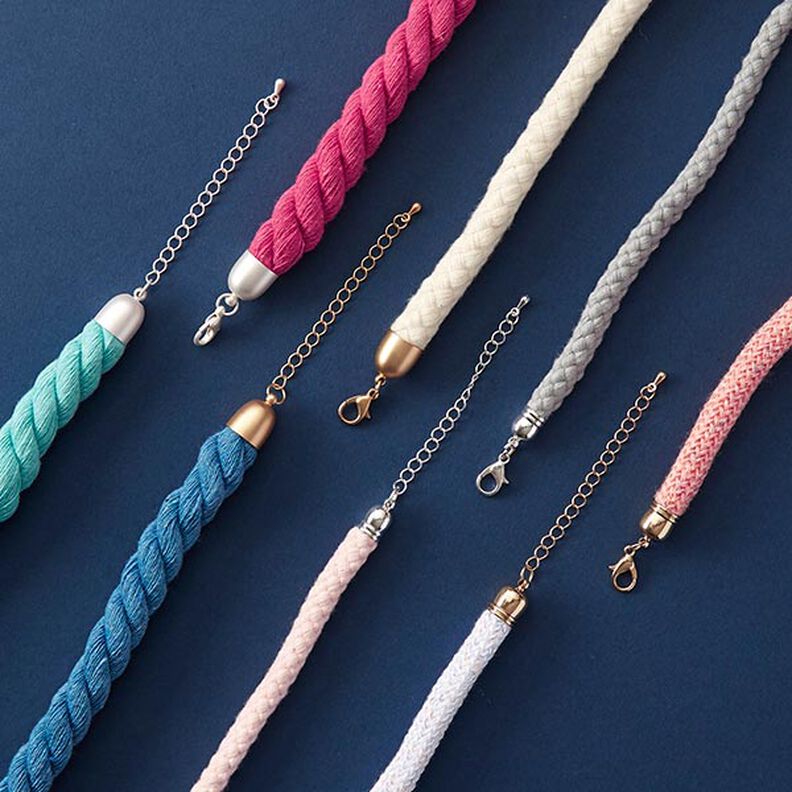 Cordão de algodão [Ø 14 mm] 10 - cor-de-rosa,  image number 2