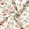 Popelina de algodão Coelhinhos no jardim – branco,  thumbnail number 3