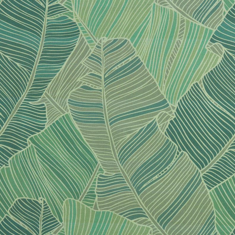Tecido para exteriores Lona Linhas de folha – verde,  image number 1