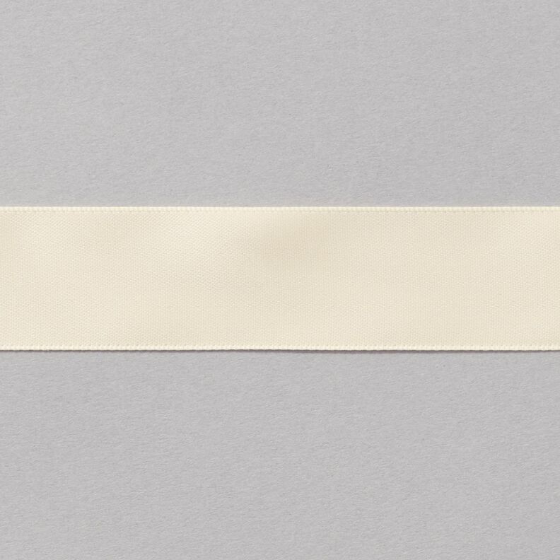 Fita de cetim [25 mm] – branco sujo,  image number 1