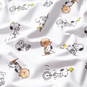 Jersey de algodão Snoopy e Charlie Brown – branco, 