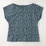 Jersey de algodão Mar de florzinhas – azul-noite/eucalipto,  thumbnail number 5