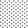 Popelina de algod&atilde;o pintas grandes &ndash; branco/preto,  thumbnail number 1