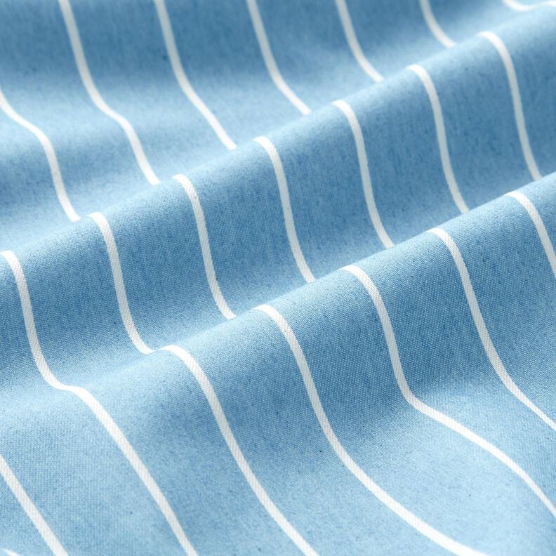 Chambray riscas – azul claro/branco sujo,  image number 2