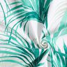 Tecido para decoração Panamá Folha de palmeira – branco/verde esmeralda,  thumbnail number 3